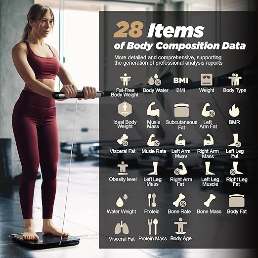 Smart Bioimpedance Scale with App | Track Body Composition Beyond Weight