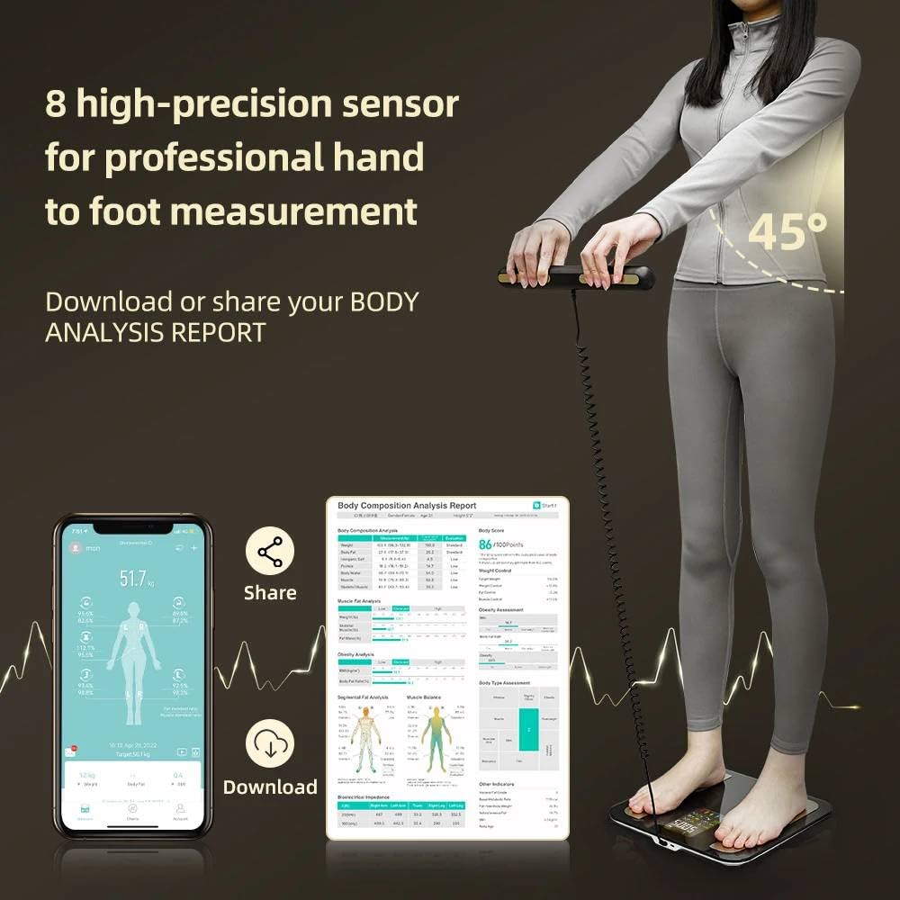Smart Bioimpedance Scale with App | Track Body Composition Beyond Weight